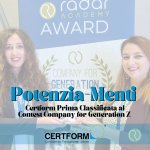 Certform vince il primo premio con il Progetto Potenzia-Menti al contest Company for Generation Z di Radar Academy - School of Management